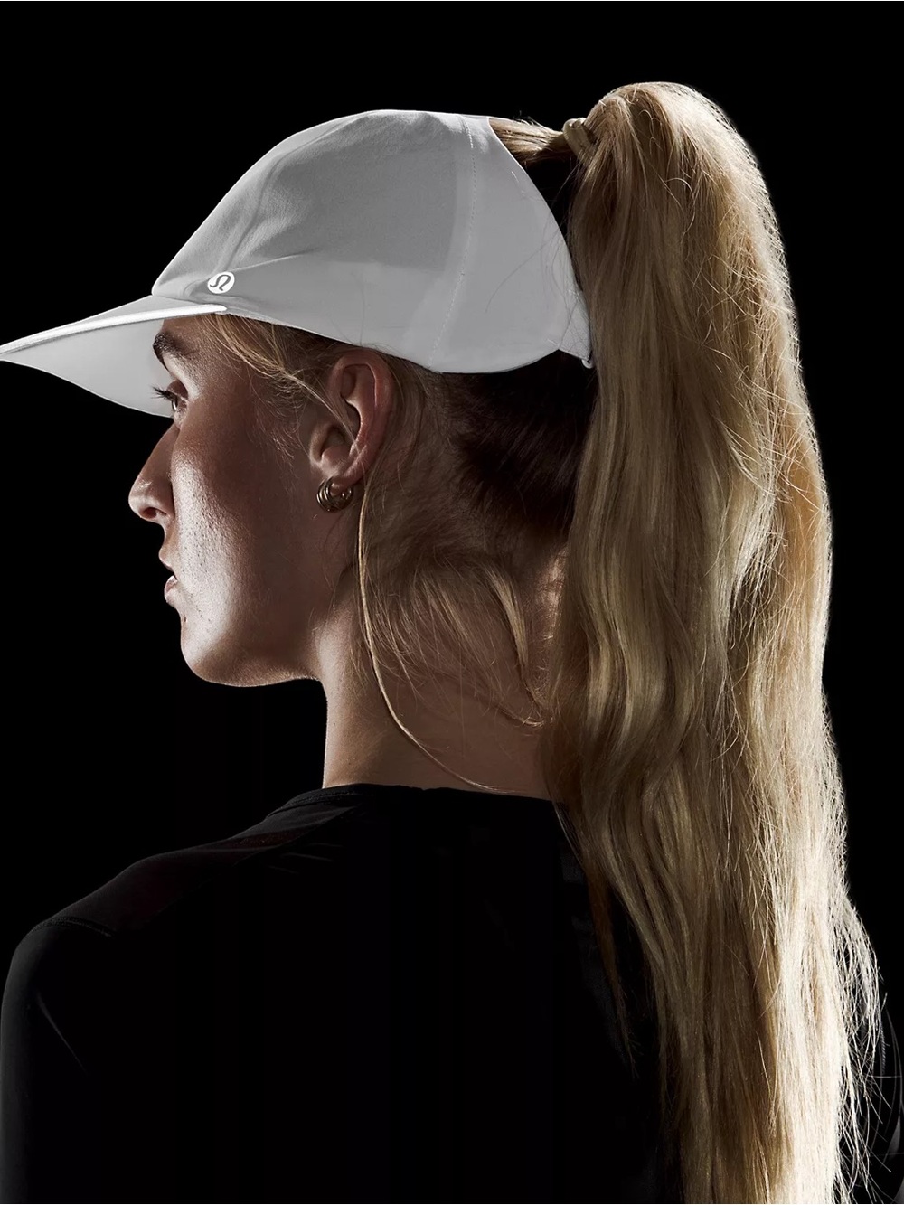 lululemon Women’s Fast and Free Ponytail Running Hat 🧢 (NWT) White/Reflective